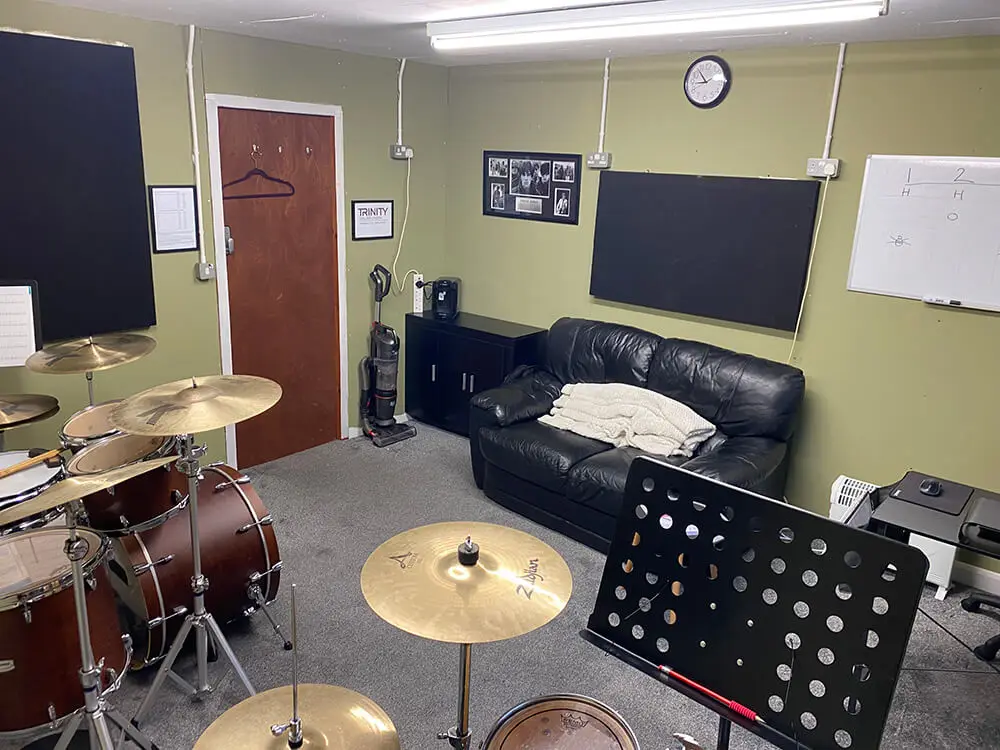 A look around our drum teaching studio