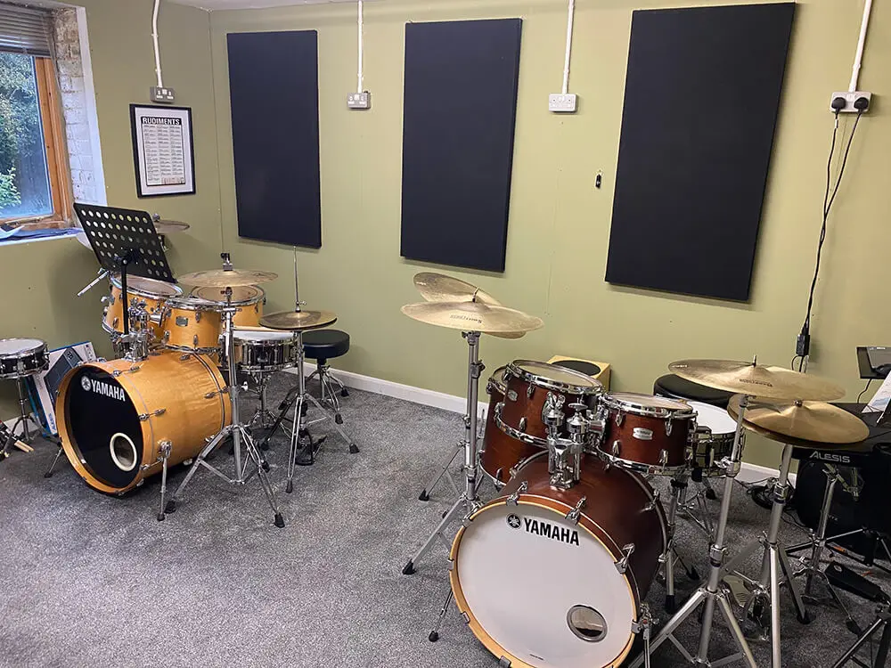 A look around our drum teaching studio