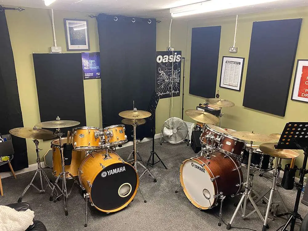 A look around our drum teaching studio